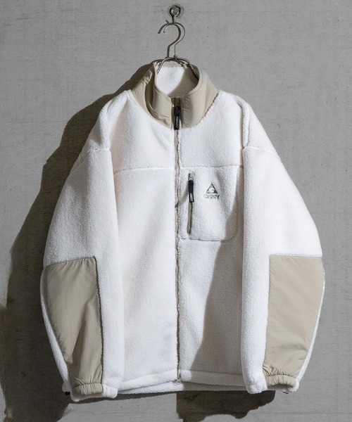 【ag】〔GERRY/ジェリー〕シープボア 裏フリース ウィンドウプルーフ スタンドカラージャケット（ブルゾン）｜GERRY（ジェリー）