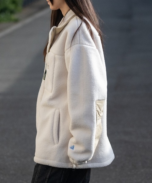 【ag】〔GERRY/ジェリー〕シープボア 裏フリース ウィンドウプルーフ スタンドカラージャケット（ブルゾン）｜GERRY（ジェリー）