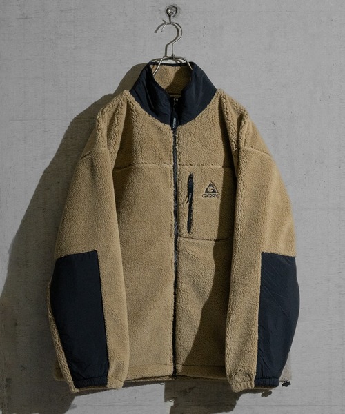 【ag】〔GERRY/ジェリー〕シープボア 裏フリース ウィンドウプルーフ スタンドカラージャケット（ブルゾン）｜GERRY（ジェリー）