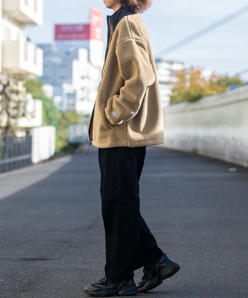 【ag】〔GERRY/ジェリー〕シープボア 裏フリース ウィンドウプルーフ スタンドカラージャケット（ブルゾン）｜GERRY（ジェリー）