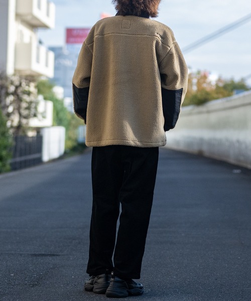 【ag】〔GERRY/ジェリー〕シープボア 裏フリース ウィンドウプルーフ スタンドカラージャケット（ブルゾン）｜GERRY（ジェリー）