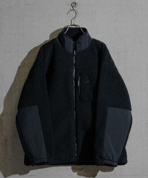 【ag】〔GERRY/ジェリー〕シープボア 裏フリース ウィンドウプルーフ スタンドカラージャケット（ブルゾン）｜GERRY（ジェリー）