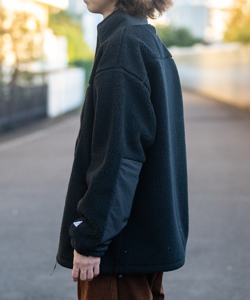 【ag】〔GERRY/ジェリー〕シープボア 裏フリース ウィンドウプルーフ スタンドカラージャケット（ブルゾン）｜GERRY（ジェリー）