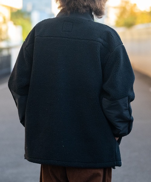 【ag】〔GERRY/ジェリー〕シープボア 裏フリース ウィンドウプルーフ スタンドカラージャケット（ブルゾン）｜GERRY（ジェリー）