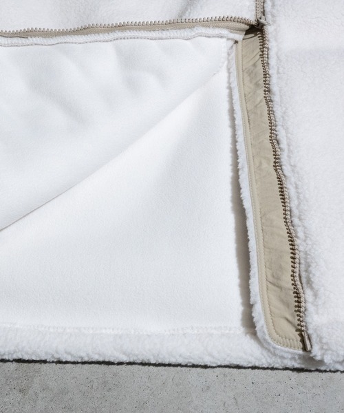 【ag】〔GERRY/ジェリー〕シープボア 裏フリース ウィンドウプルーフ スタンドカラージャケット（ブルゾン）｜GERRY（ジェリー）