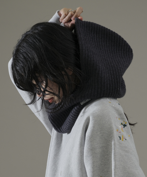 JOURNAL STANDARD relume（ジャーナルスタンダード　レリューム）の「HAMILTON WOOL バラクラバ（ニットキャップ/ビーニー・メンズ・ブラック/ネイビー/パープル・FREE）」の2枚目の写真