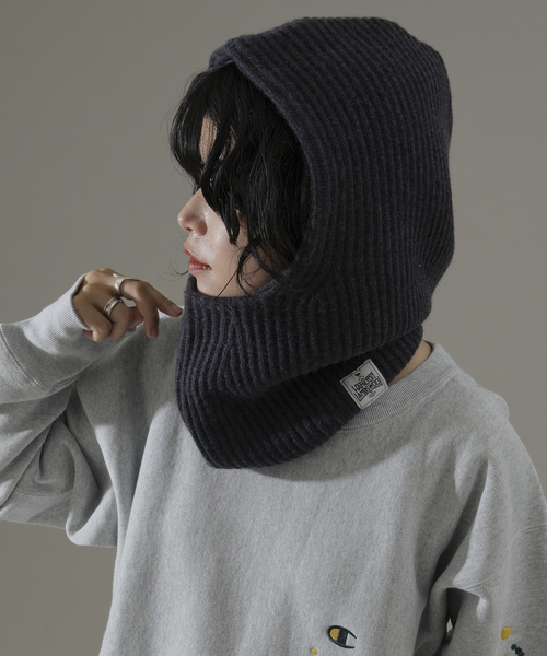 JOURNAL STANDARD relume（ジャーナルスタンダード　レリューム）の「HAMILTON WOOL バラクラバ（ニットキャップ/ビーニー・メンズ・ブラック/ネイビー/パープル・FREE）」の7枚目の写真