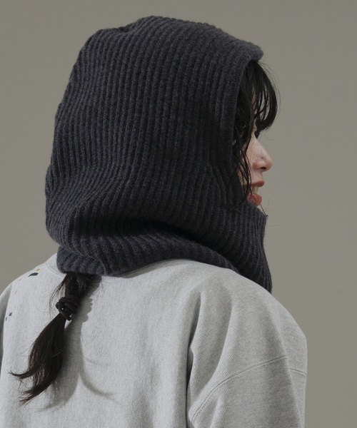 JOURNAL STANDARD relume（ジャーナルスタンダード　レリューム）の「HAMILTON WOOL バラクラバ（ニットキャップ/ビーニー・メンズ・ブラック/ネイビー/パープル・FREE）」の9枚目の写真