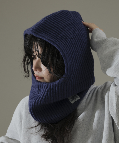 JOURNAL STANDARD relume（ジャーナルスタンダード　レリューム）の「HAMILTON WOOL バラクラバ（ニットキャップ/ビーニー・メンズ・ブラック/ネイビー/パープル・FREE）」の14枚目の写真