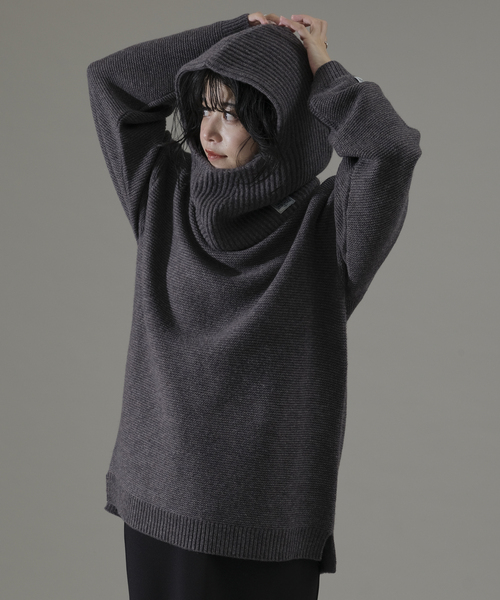 JOURNAL STANDARD relume（ジャーナルスタンダード　レリューム）の「HAMILTON WOOL バラクラバ（ニットキャップ/ビーニー・メンズ・ブラック/ネイビー/パープル・FREE）」の17枚目の写真