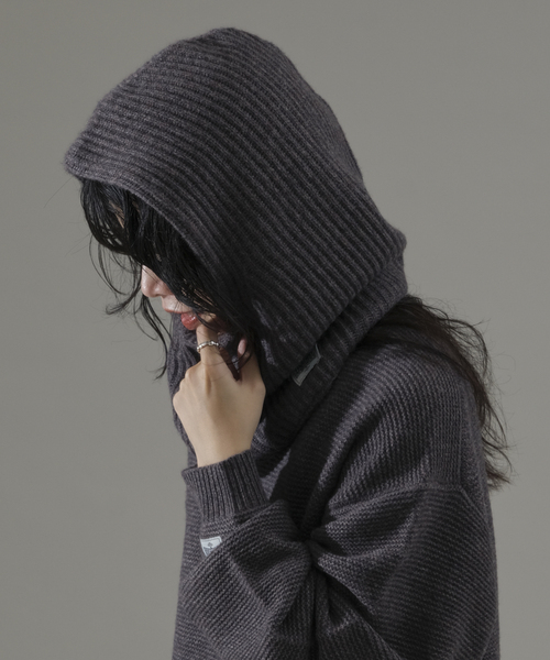 JOURNAL STANDARD relume（ジャーナルスタンダード　レリューム）の「HAMILTON WOOL バラクラバ（ニットキャップ/ビーニー・メンズ・ブラック/ネイビー/パープル・FREE）」の19枚目の写真