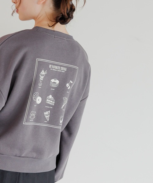 GLOBAL WORK(グローバルワーク)の「あったか乾きやすいワイドスウェット/115755(スウェット・キッズ・ホワイト系6/ネイビー/モカ/チャコールグレー/ホワイト系5/ホワイト系8/グレー系9/ネイビー系9・120cm/140cm/160cm/130cm/150cm)」の7枚目の写真