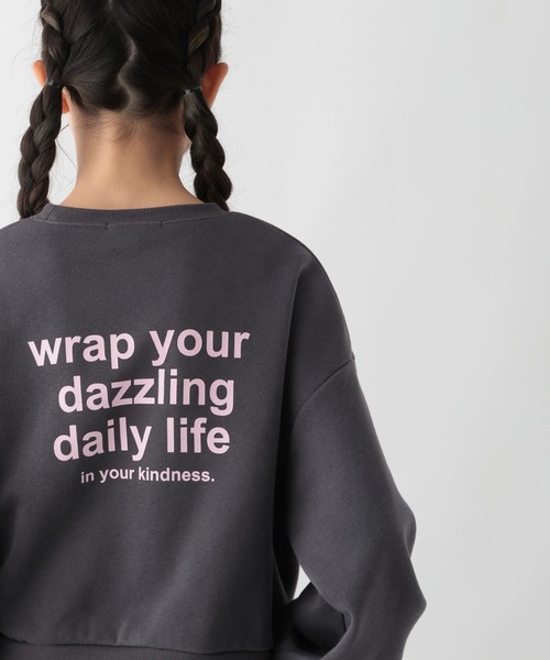 GLOBAL WORK(グローバルワーク)の「あったか乾きやすいワイドスウェット/115755(スウェット・キッズ・ホワイト系6/ネイビー/モカ/チャコールグレー/ホワイト系5/ホワイト系8/グレー系9/ネイビー系9・120cm/140cm/160cm/130cm/150cm)」の14枚目の写真