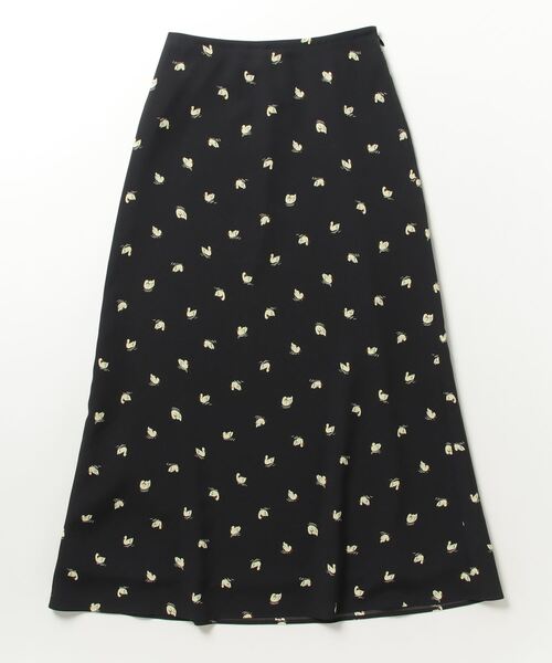 steven alan ダックプリントロングスカート　イエロー　美品 steven alan ダックプリントロングスカート イエロー 美品