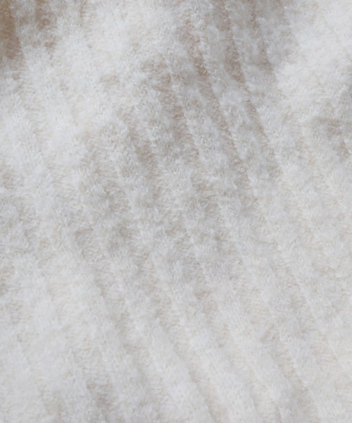 Crisp（クリスプ）の「スカラップカラーリボンニットカーディガン（ニット/セーター・レディース・アイボリー/ベージュ/グリーン/イエロー・FREE）」の10枚目の写真