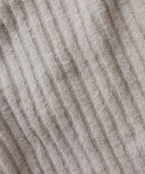 Crisp（クリスプ）の「スカラップカラーリボンニットカーディガン（ニット/セーター・レディース・アイボリー/ベージュ/グリーン/イエロー・FREE）」の11枚目の写真