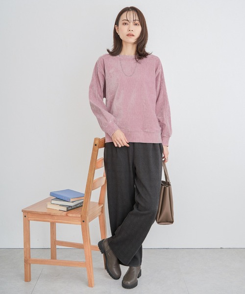 ikka(イッカ)の「カットジャガードパンツ(その他パンツ・レディース・ライトグレー/チャコールグレー/ブラウン・S/M/L)」の20枚目の写真