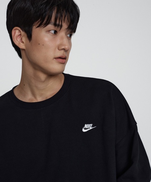 NIKE（ナイキ）の「《セットアップ対応商品》ナイキ クラブ フリース メンズ オーバーサイズド フレンチテリー クルー / Nike Club Fleece Men's Oversized French Terry Crew HJ1820-010 Black（スウェット・メンズ・ブラック・M/2XL/S/XL/L）」の13枚目の写真
