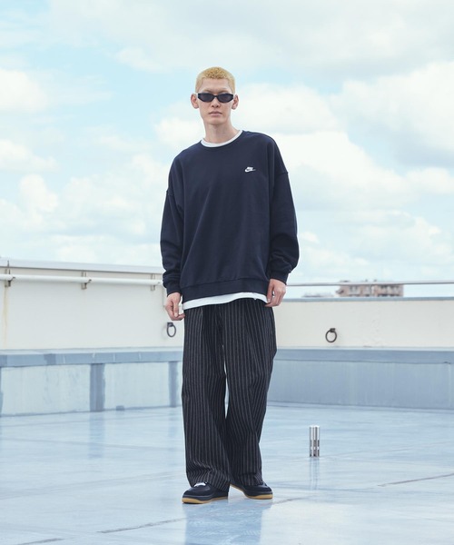 NIKE（ナイキ）の「《セットアップ対応商品》ナイキ クラブ フリース メンズ オーバーサイズド フレンチテリー クルー / Nike Club Fleece Men's Oversized French Terry Crew HJ1820-010 Black（スウェット・メンズ・ブラック・M/2XL/S/XL/L）」の20枚目の写真