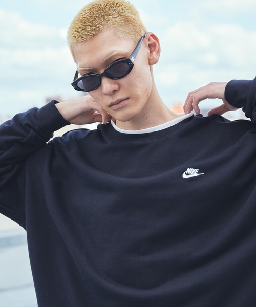 ナイキ　スポーツウェア　エッセンシャルオーバーサイズ　フリース NIKE（ナイキ） （メンズ）クラブ フリース オーバーサイズド 長袖
