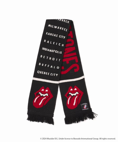 JOURNAL STANDARD relume（ジャーナルスタンダード　レリューム）の「THE ROLLING STONES / ローリングストーンズ 別注 サッカー マフラー（マフラー・メンズ・ホワイト系その他/レッド/グリーン/ブラック・FREE）」の14枚目の写真