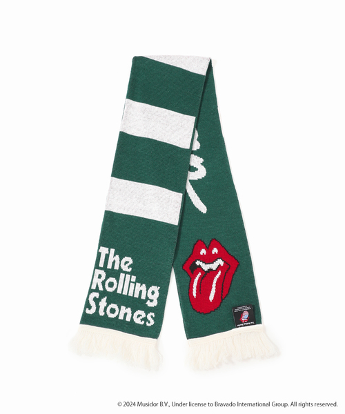 JOURNAL STANDARD relume（ジャーナルスタンダード　レリューム）の「THE ROLLING STONES / ローリングストーンズ 別注 サッカー マフラー（マフラー・メンズ・ホワイト系その他/レッド/グリーン/ブラック・FREE）」の12枚目の写真