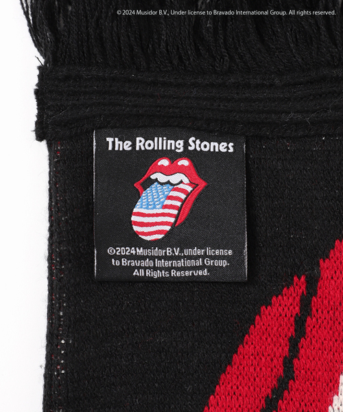 JOURNAL STANDARD relume（ジャーナルスタンダード　レリューム）の「THE ROLLING STONES / ローリングストーンズ 別注 サッカー マフラー（マフラー・メンズ・ホワイト系その他/レッド/グリーン/ブラック・FREE）」の9枚目の写真