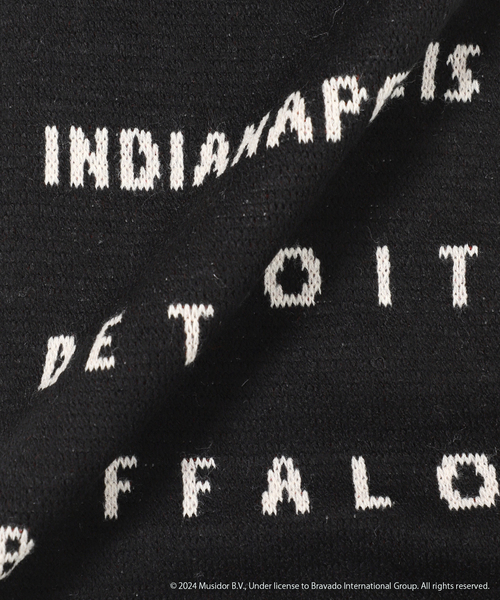 JOURNAL STANDARD relume（ジャーナルスタンダード　レリューム）の「THE ROLLING STONES / ローリングストーンズ 別注 サッカー マフラー（マフラー・メンズ・ホワイト系その他/レッド/グリーン/ブラック・FREE）」の8枚目の写真