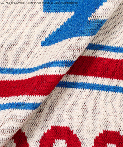 JOURNAL STANDARD relume（ジャーナルスタンダード　レリューム）の「THE ROLLING STONES / ローリングストーンズ 別注 サッカー マフラー（マフラー・メンズ・ホワイト系その他/レッド/グリーン/ブラック・FREE）」の7枚目の写真