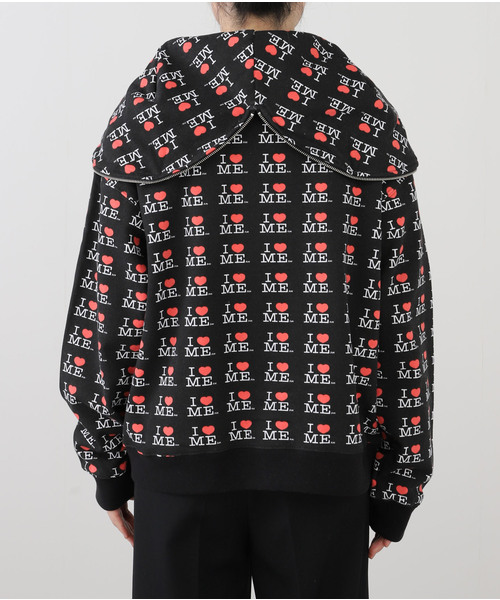 ASHLEY WILLIAMS(アシュリーウィリアムス)の「【Ashley Williams / アシュリー・ウィリアムズ】 BUTTERFLY HOODIE AWAW240 116(スウェット・レディース・ブラック・SMALL/X-SMALL)」の5枚目の写真