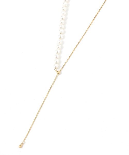 LEPSIM（レプシィム）の「パールアソートネックレス　253124（ネックレス・レディース・ゴールド/シルバー・ONE SIZE）」の4枚目の写真