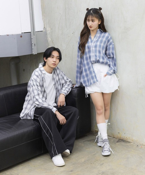 GLOBAL WORK（グローバルワーク）の「トラックジャージパンツ/AND YUA ANY/284510（ジャージ・キッズ・ブラック/ネイビー・SMALL/MEDIUM/LARGE）」の11枚目の写真