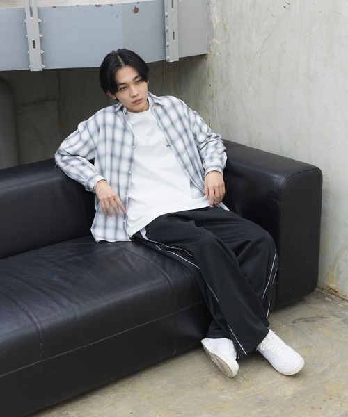 GLOBAL WORK（グローバルワーク）の「トラックジャージパンツ/AND YUA ANY/284510（ジャージ・キッズ・ブラック/ネイビー・SMALL/MEDIUM/LARGE）」の7枚目の写真