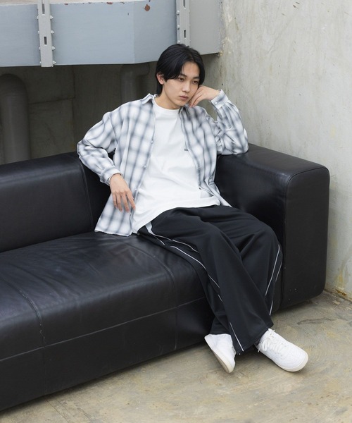 GLOBAL WORK（グローバルワーク）の「トラックジャージパンツ/AND YUA ANY/284510（ジャージ・キッズ・ブラック/ネイビー・SMALL/MEDIUM/LARGE）」の9枚目の写真