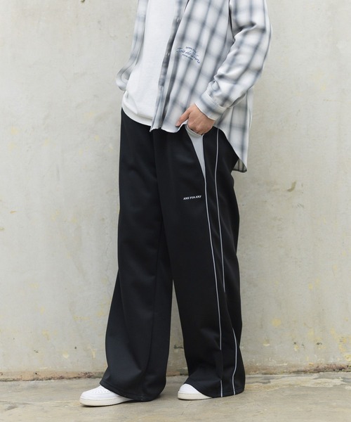 GLOBAL WORK（グローバルワーク）の「トラックジャージパンツ/AND YUA ANY/284510（ジャージ・キッズ・ブラック/ネイビー・SMALL/MEDIUM/LARGE）」の6枚目の写真