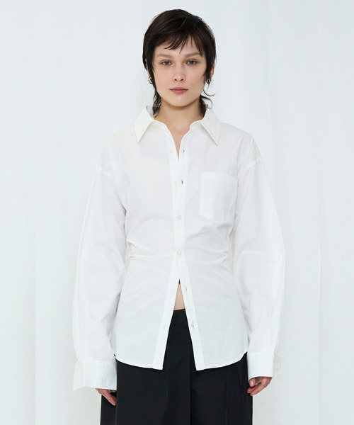 2WAY BUTTON BIG SHIRT(シャツ/ブラウス)|VIAVANDA(ヴィア 2WAY BUTTON BIG SHIRT(シャツ/ブラウス)|VIAVANDA(ヴィア