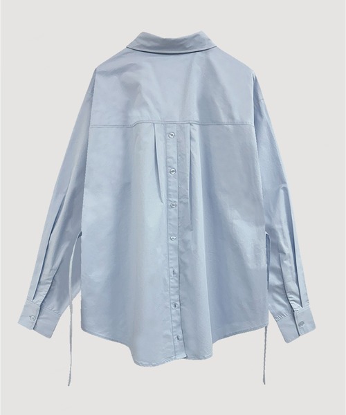 VIAVANDA(ヴィアヴァンダ)の「2WAY BUTTON BIG SHIRT(シャツ/ブラウス・レディース・ブルー/ホワイト・FREE)」の21枚目の写真