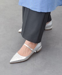 専用⭐︎美品　ほぼ使用無　Fabio Rusconi シルバー ポインテッドトゥ ファビオルスコーニのポインテッドトゥ パンプス | 送料無料|SILVER