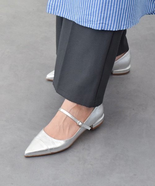 FABIO RUSCONI（ファビオルスコーニ）の「【FABIO RUSCONI】ポインテッドトウメリージェーンパンプス(F51528)（パンプス・レディース・シルバー/ブラック系その他2/ブラック系その他・36/38/37/35）」の3枚目の写真