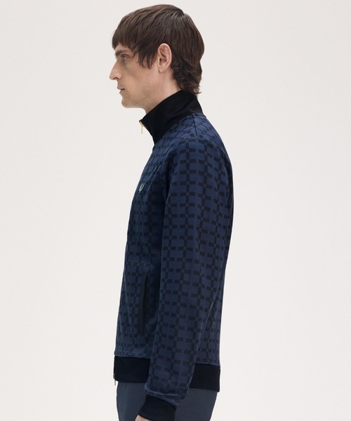 セール】Geometric Jacquard Track Jacket／ジオメトリックジャ