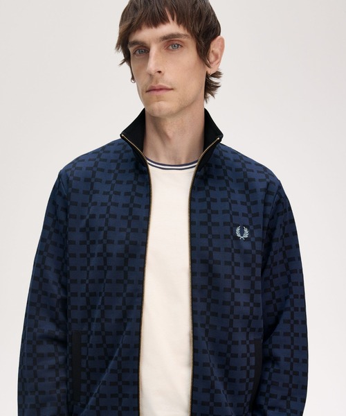 【2025秋冬新作】 Geometric Jacquard Jacket／ジオメトリックジャカード Track トップス