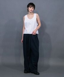 【my beautiful landlet】 URAKE SWEAT WIDE EASY PANTS