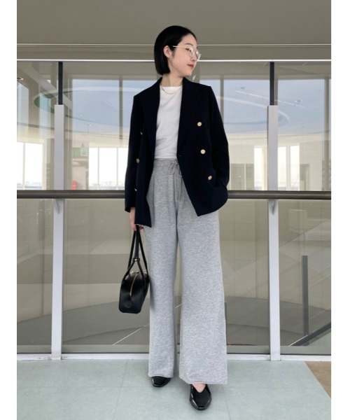 金釦ダブルブレストロングブレザー（テーラードジャケット