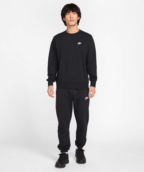 NIKE（ナイキ）の「ナイキ クラブ メンズ フレンチ テリー クルー / Nike Club Men's French Terry Crew  FN3889-010 Black（スウェット・メンズ・ブラック・2XL/L/M/S/XL）」の5枚目の写真
