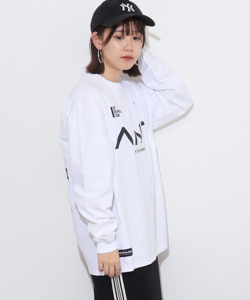 アスページ ANT INDUSTRIAL DESIGN オーバーサイズロングスリーブTシャツ（Tシャツ