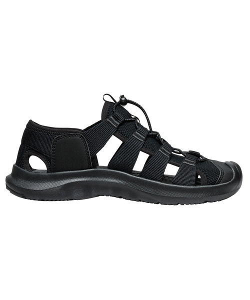KEEN(キーン)の「KEEN/キーン メンズ スニーカー 水陸両用 アウトドア フェス キャンプ SEANIK H21030389(スニーカー・メンズ・ブラック・27.0cm/28.0cm/26.5cm/27.5cm/26.0cm)」の2枚目の写真