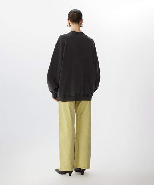 JNBY（ジェーエヌビーワイ）の「Hand-drawn Floral Print Sweatshirt / フローラルプリントスウェット（スウェット・レディース・ブラック/グレー・36/38/40）」の14枚目の写真