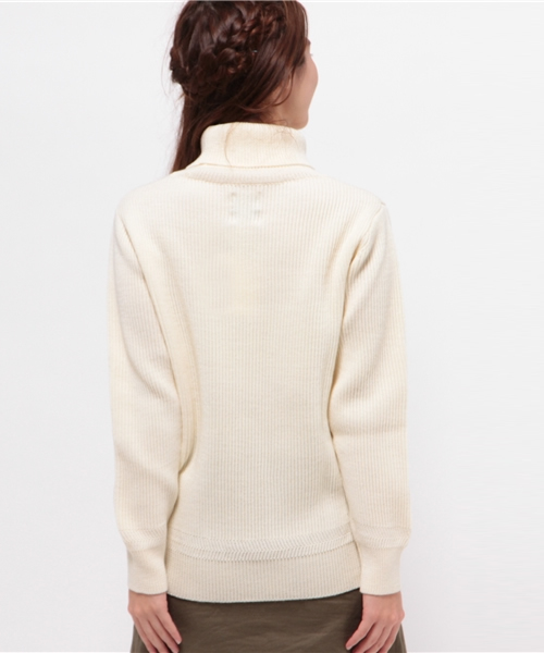 CIAOPANIC(チャオパニック)の「【Ciaopanic】 TURTLE-NKSWEATER(ニット/セーター・レディース・ホワイト/グレー・X-SMALL)」の5枚目の写真
