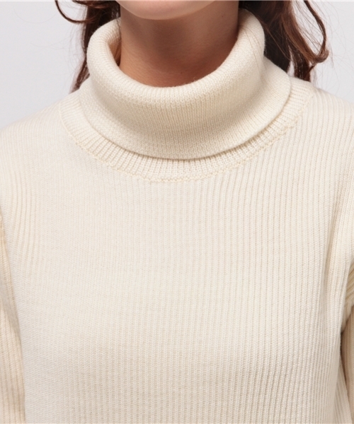 CIAOPANIC(チャオパニック)の「【Ciaopanic】 TURTLE-NKSWEATER(ニット/セーター・レディース・ホワイト/グレー・X-SMALL)」の6枚目の写真