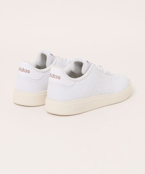 adidas(アディダス)の「adidas アディダス ADVANCOURT BASE 2.0 U メンズスニーカー(アドバンコートベース2.0U)(スニーカー・メンズ・ホワイト/ブラック×ブラック・28.0cm/27.0cm/26.0cm/28.5cm/27.5cm/26.5cm/29.0cm/25.5cm/30.0cm/31cm)」の3枚目の写真